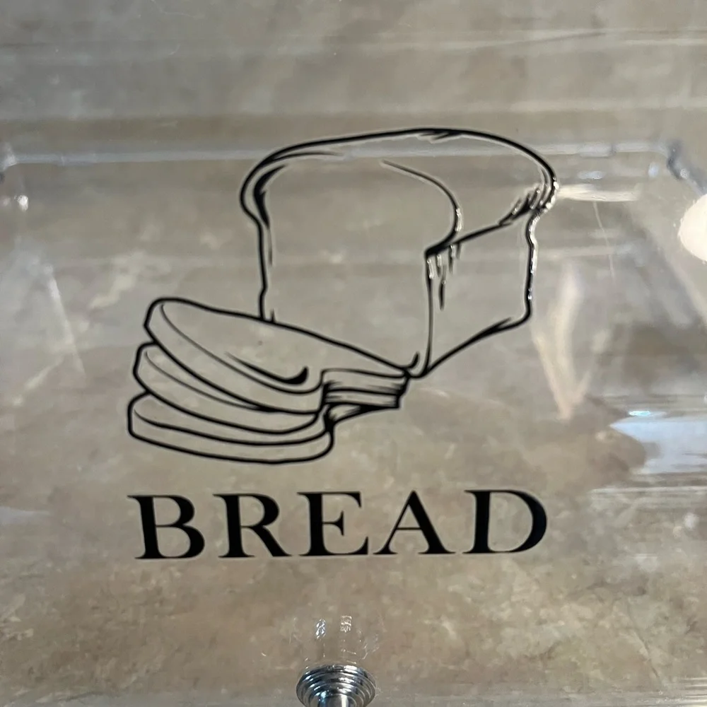 Clear Acrylic Bread Box